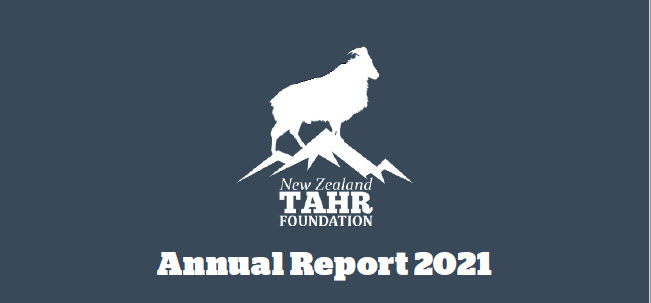 Tahr Foundation Annual Report 2021